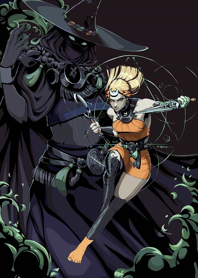 Hades Game Character Illustration