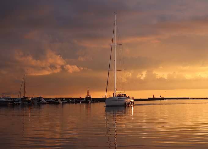 Sailboat at Sunset
