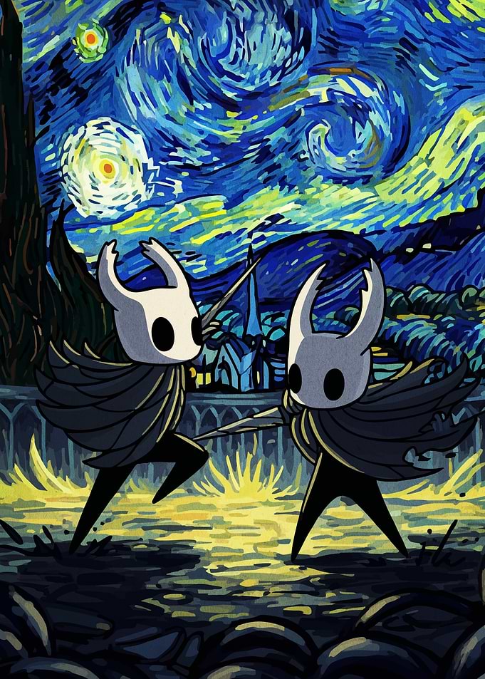 Hollow Knight Starry Night Mashup