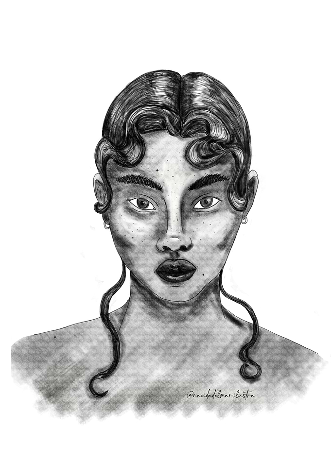 Monochrome Portrait of a Woman