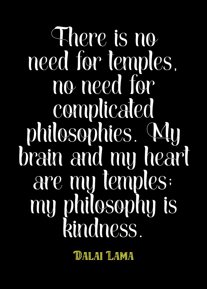 Dalai Lama quote on kindness