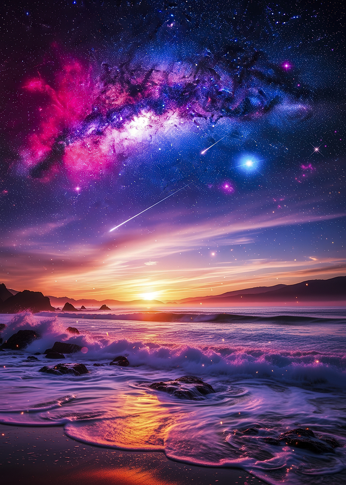 Cosmic Beach Sunset