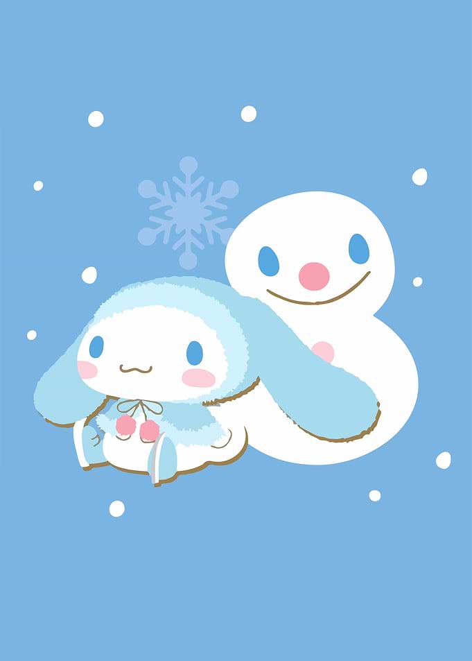 Cinnamoroll with Snowman