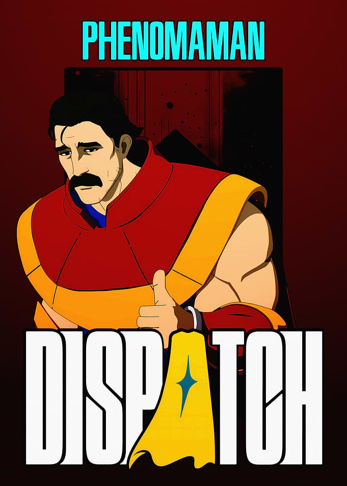 Phenomaman Dispatch Cartoon Character