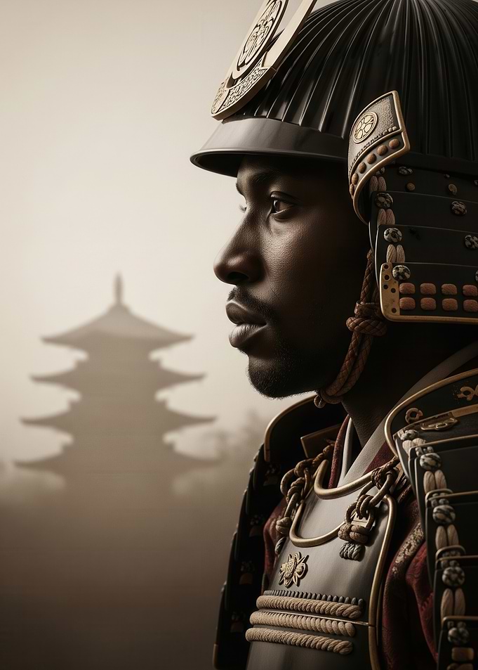 African Samurai Warrior