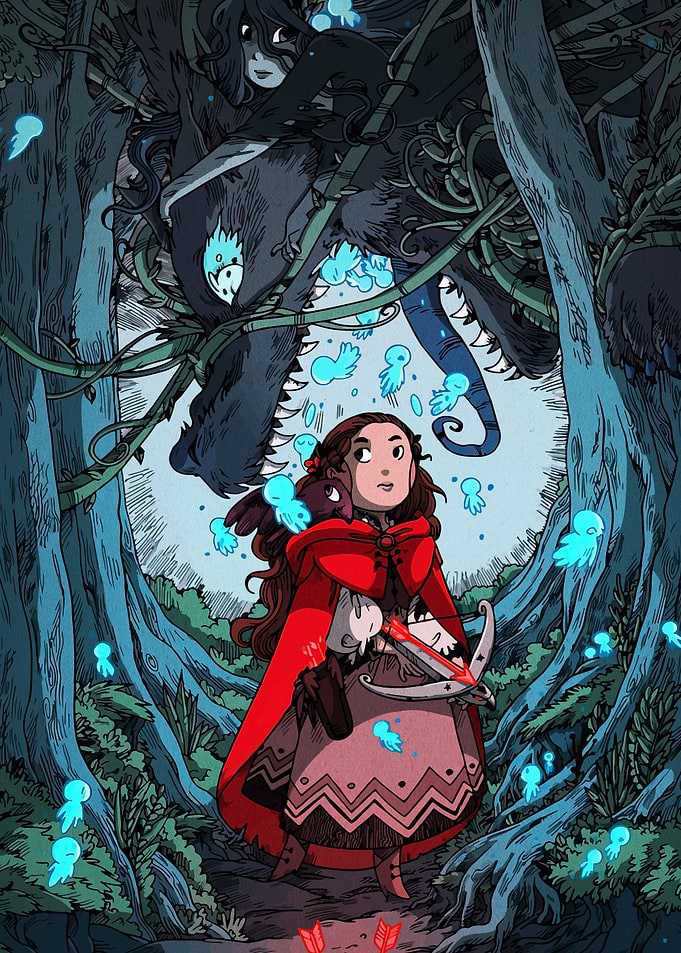 Red Riding Hood in the Forest