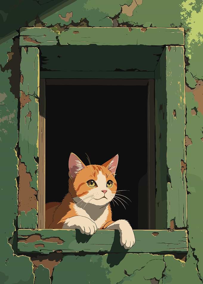 Cat in Window