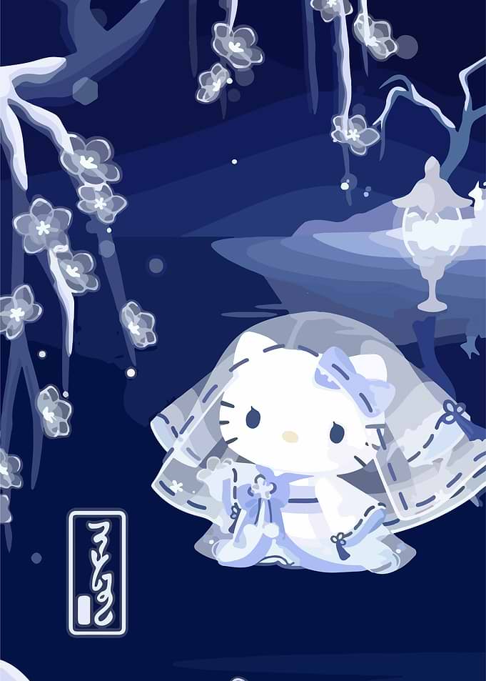 Hello Kitty in Kimono