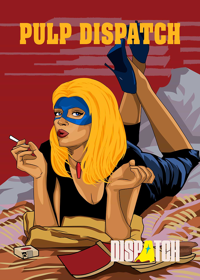 Pulp Dispatch Comic Book Cover Art