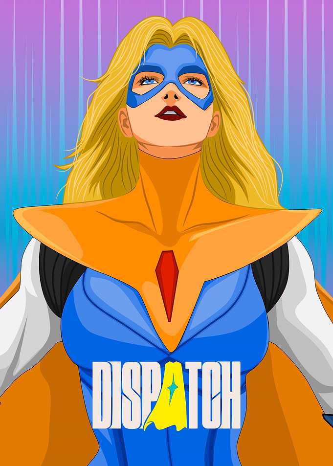 Dispatch Superheroine Digital Art