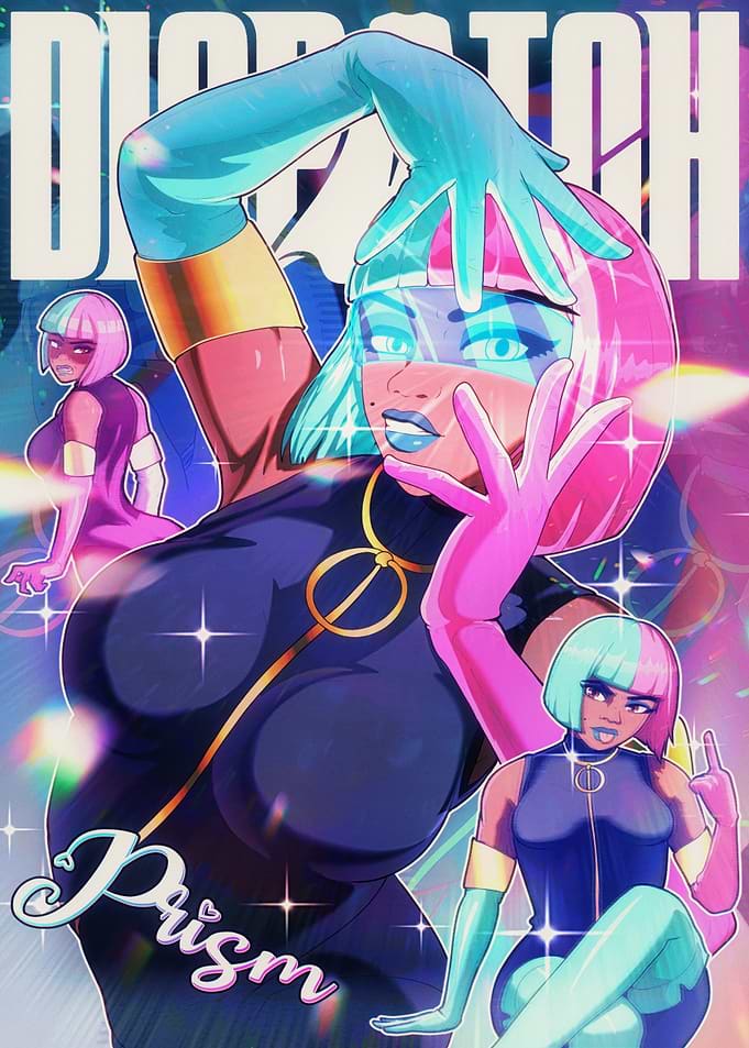 Prism Dispatch Comic Book Cover Art