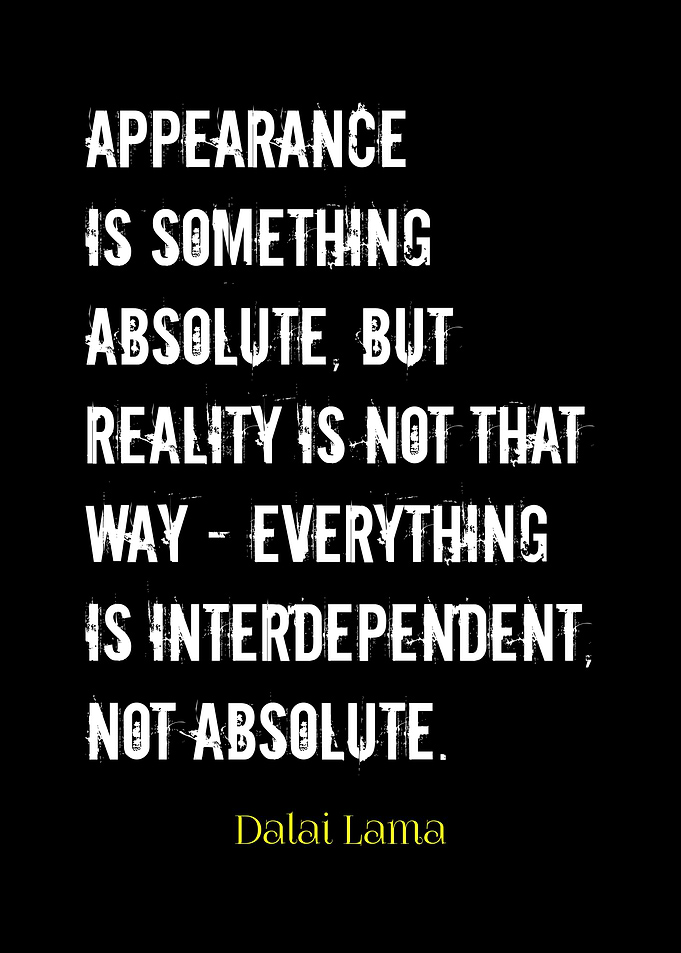 Dalai Lama Quote on Appearance