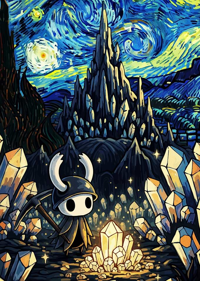 Hollow Knight Starry Night Mashup