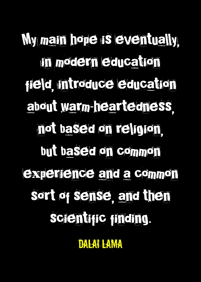 Dalai Lama Quote on Education