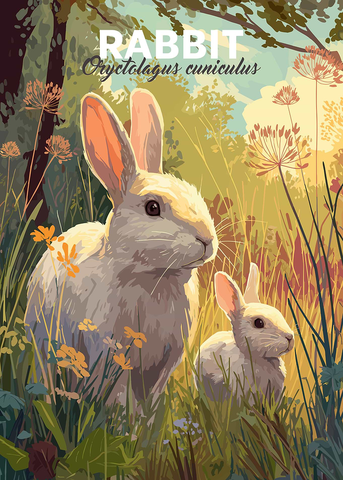 Rabbit Animal Family