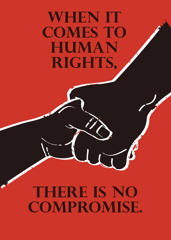 Human Rights: No Compromise Poster