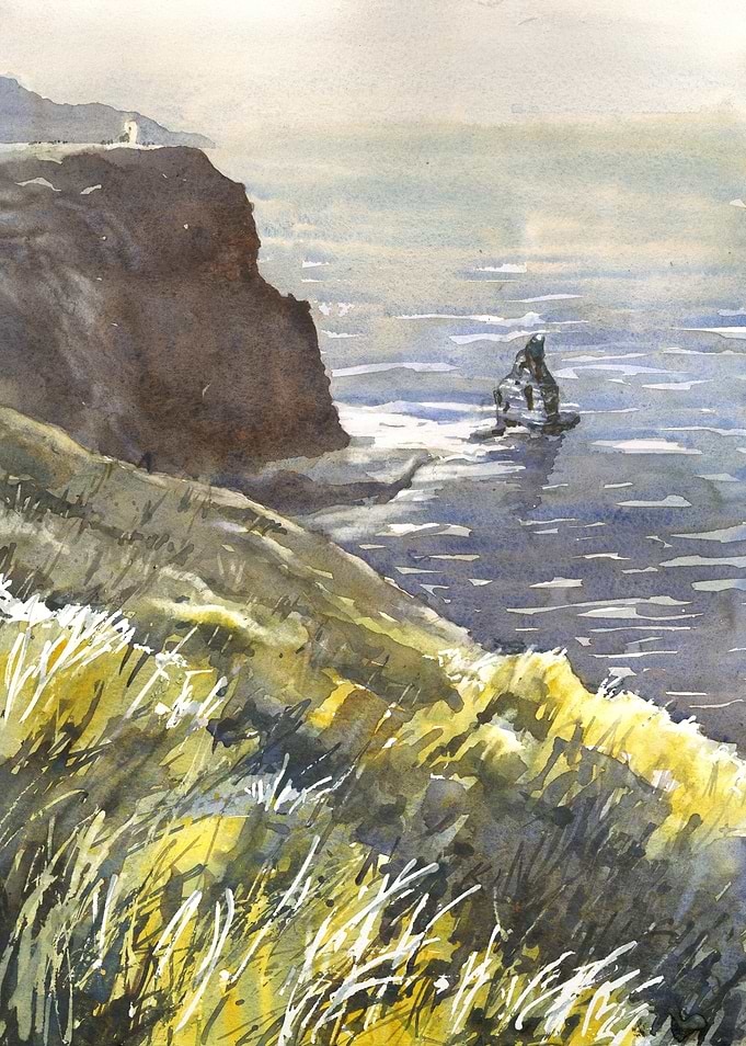 Cliffs of Moher- Ireland landscape artwork