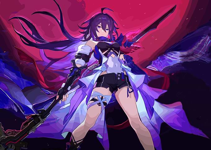 Game Girl with Sword and Cape