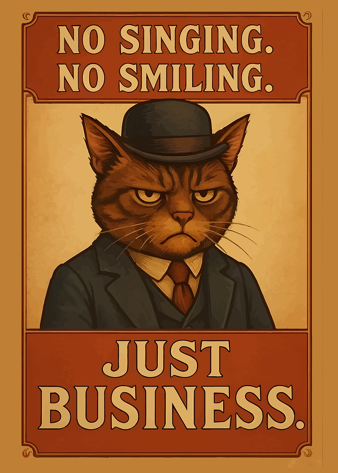 Grumpy Cat Business Portrait