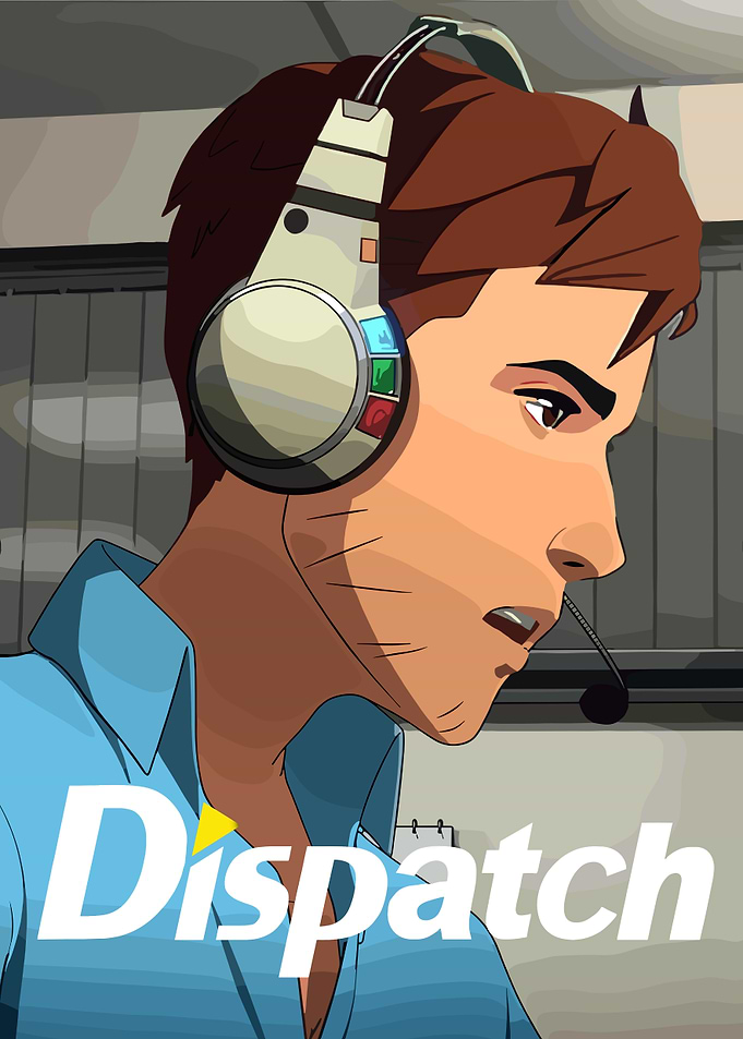 Dispatch Game Character with Headset