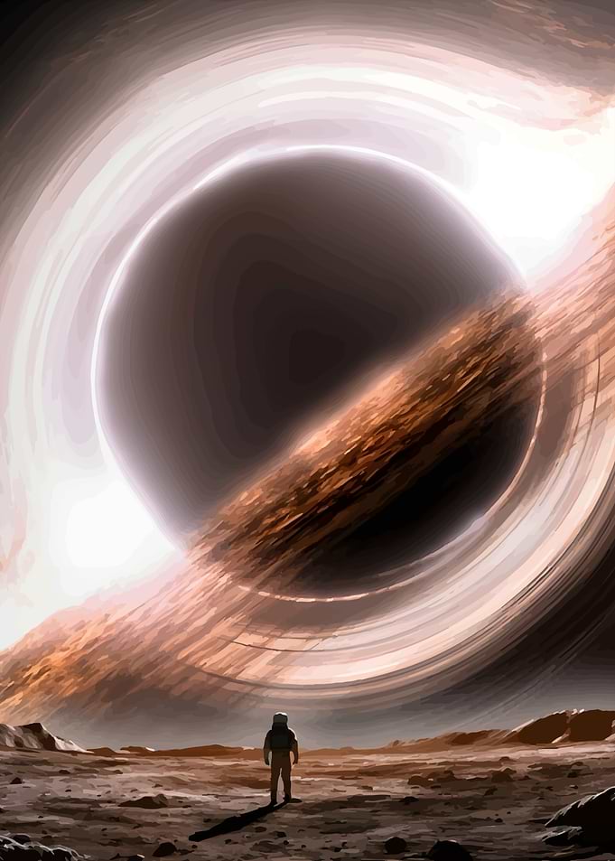 interstellar Black Hole Illustration