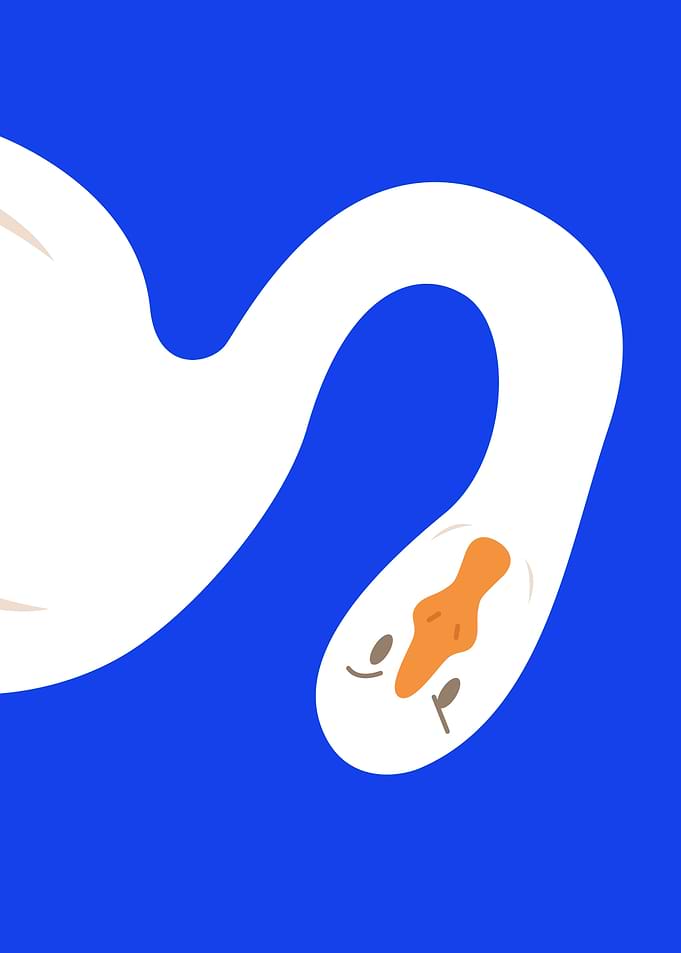 Cartoon Goose