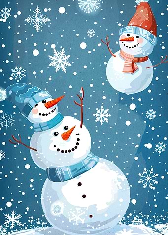 Snowmen in Winter Wonderland