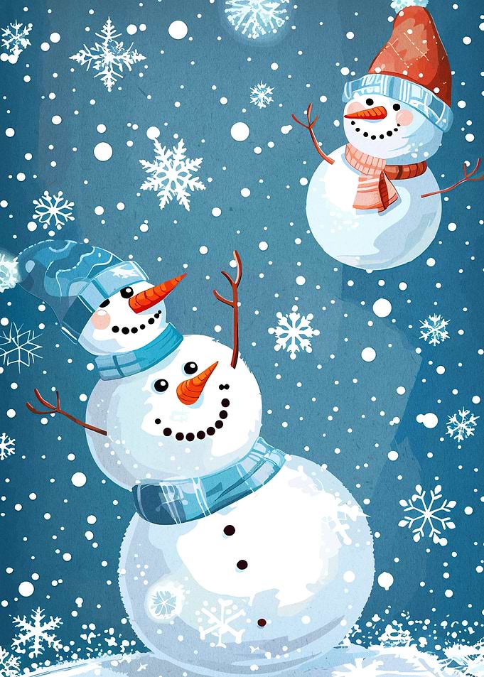 Snowmen in Winter Wonderland