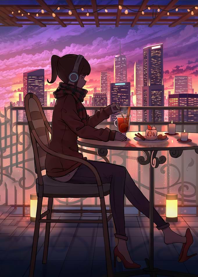 Rooftop Relaxation with City View