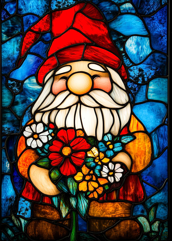 Stained Glass Gnome