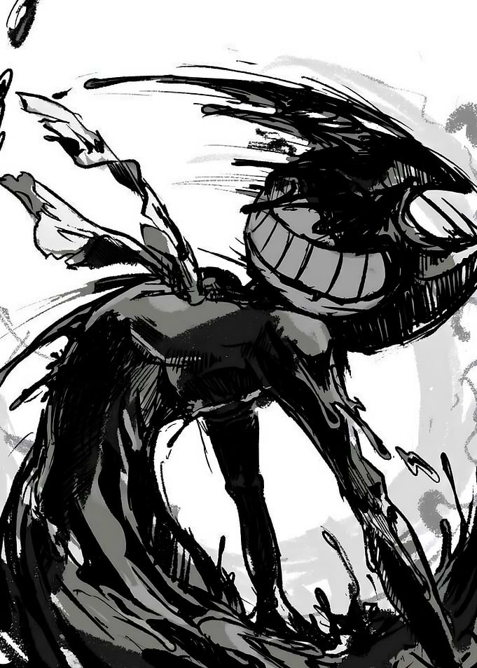 Ink Demon Character Illustration