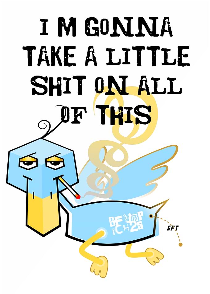 Cynical Bird with Attitude