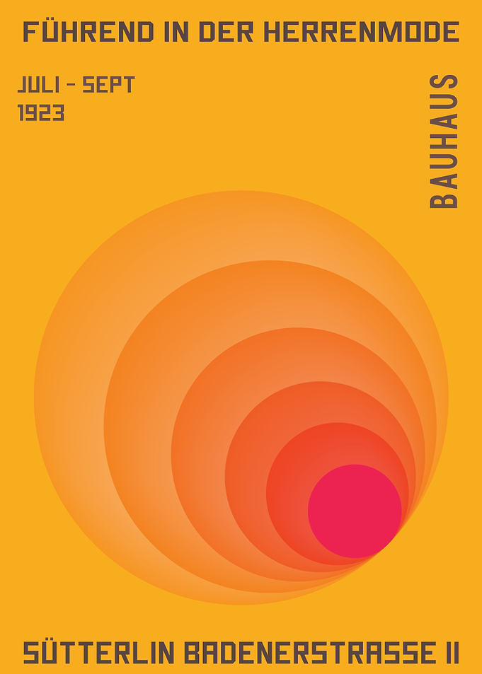 Bauhaus Fashion Poster, 1923