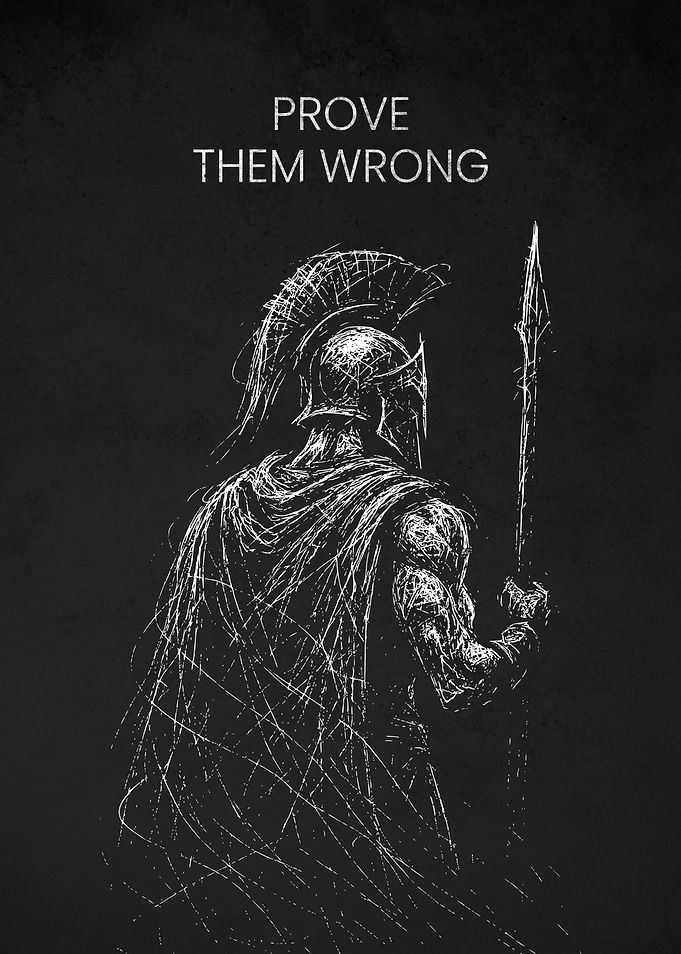 Prove Them Wrong Spartan Art