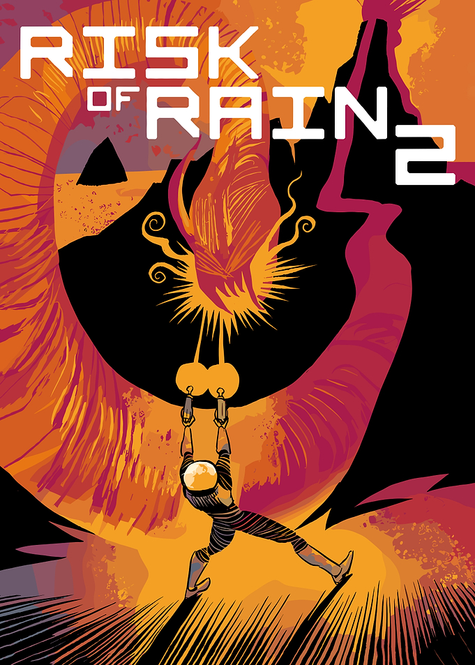 Risk of Rain 2 Game Cover Art