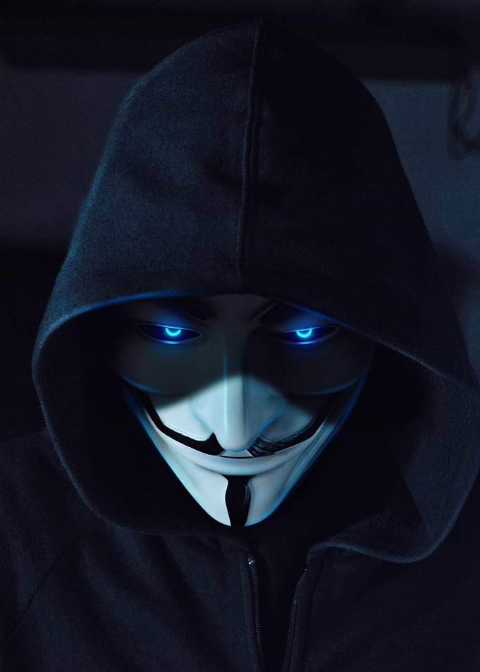 Anonymous Mask with Hoodie