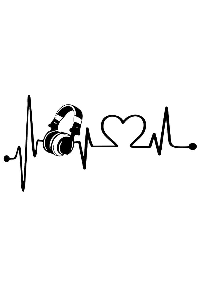 Music Heartbeat Headphones
