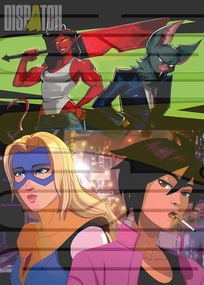 Dispatch Comic Book Cover Art