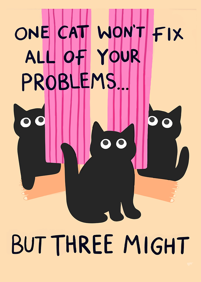 Three Cats Might Fix Problems