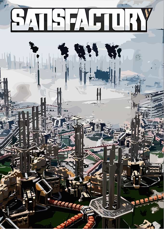 Satisfactory Industrial Landscape