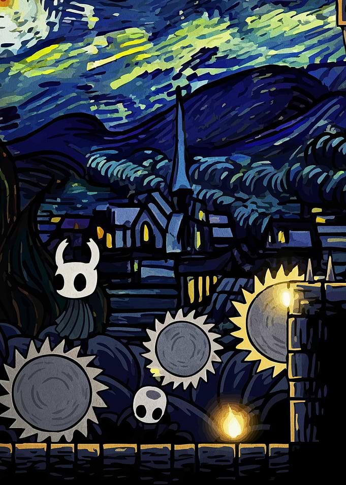 Hollow Knight Starry Night Mashup
