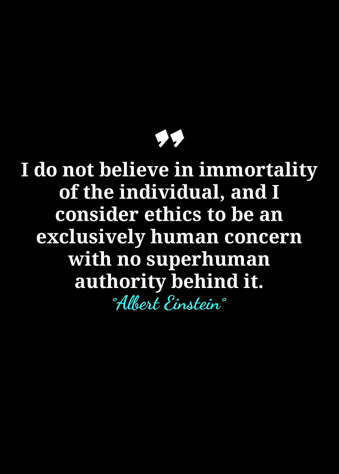 Albert Einstein Quote on Immortality
