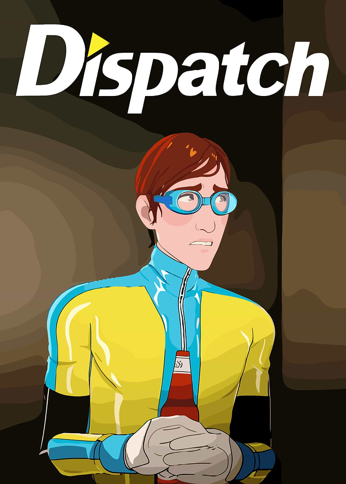 Dispatch Cartoon Man with Beer