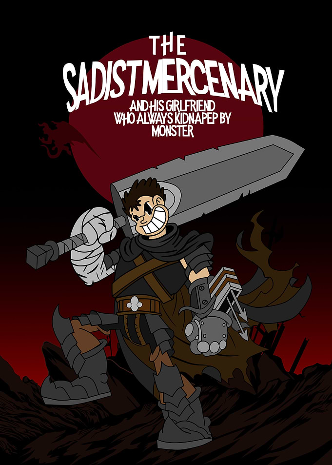 The Sadist Mercenary Cartoon Illustration