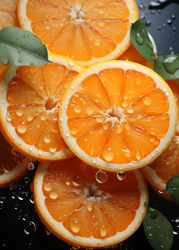 Fresh Orange Slices