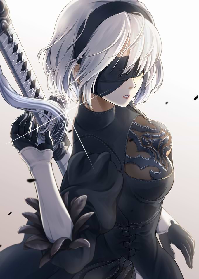 2B Nier Automata Fanart