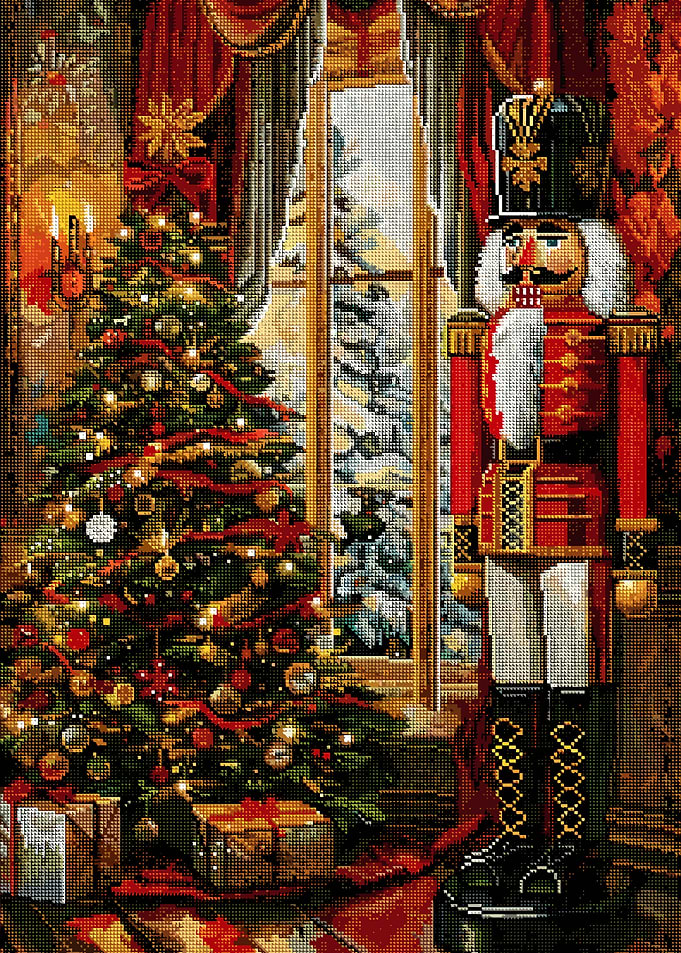 Christmas Nutcracker and Tree