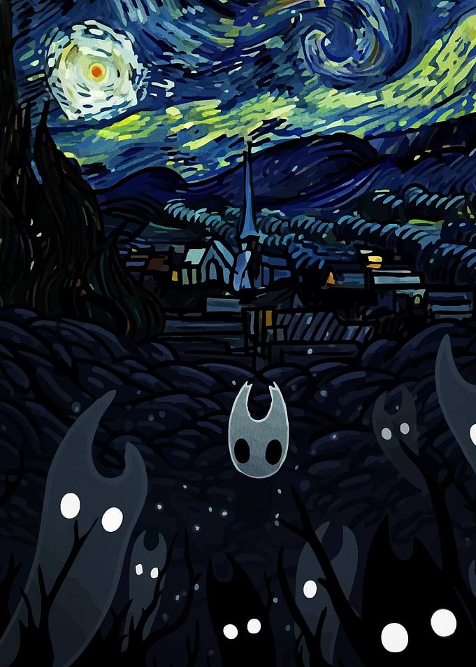Hollow Knight Starry Night Mashup