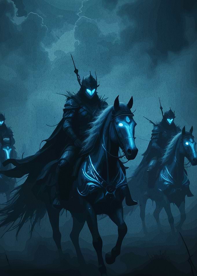 Dark Knights Horseback