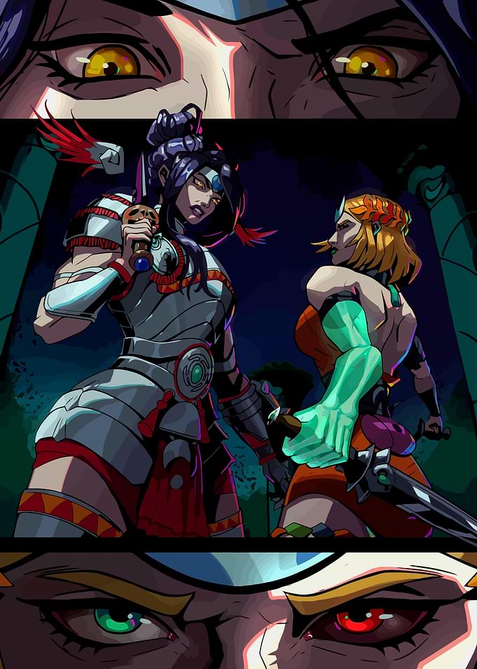 Hades Game Character Confrontation